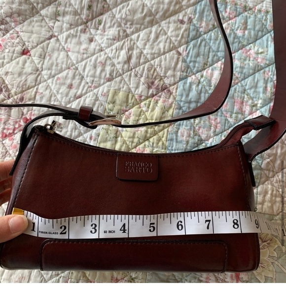Franco Sarto Small Shoulder Bag Burgundy - Picture 6 of 9